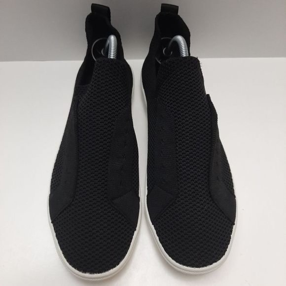 DLG Perforated Stretch Slip-on Shoes Black Sneakers Sz 9 - Picture 4 of 14